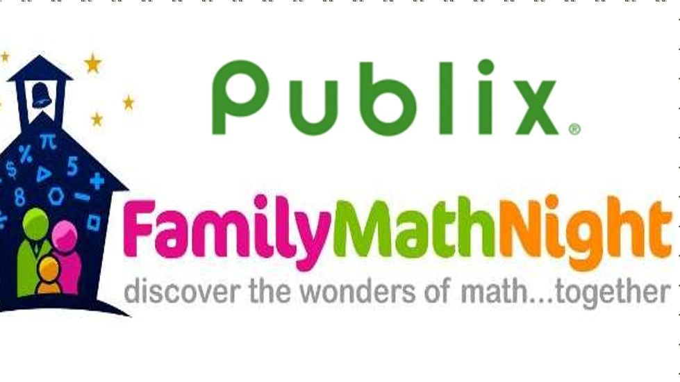 Publix Family Math Night English